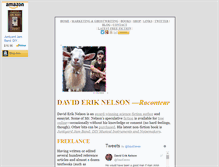 Tablet Screenshot of davideriknelson.com